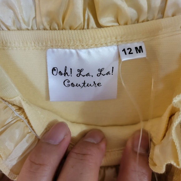 Ooh! La La Couture Belle Princess Dress Size 12M - Picture 7 of 10